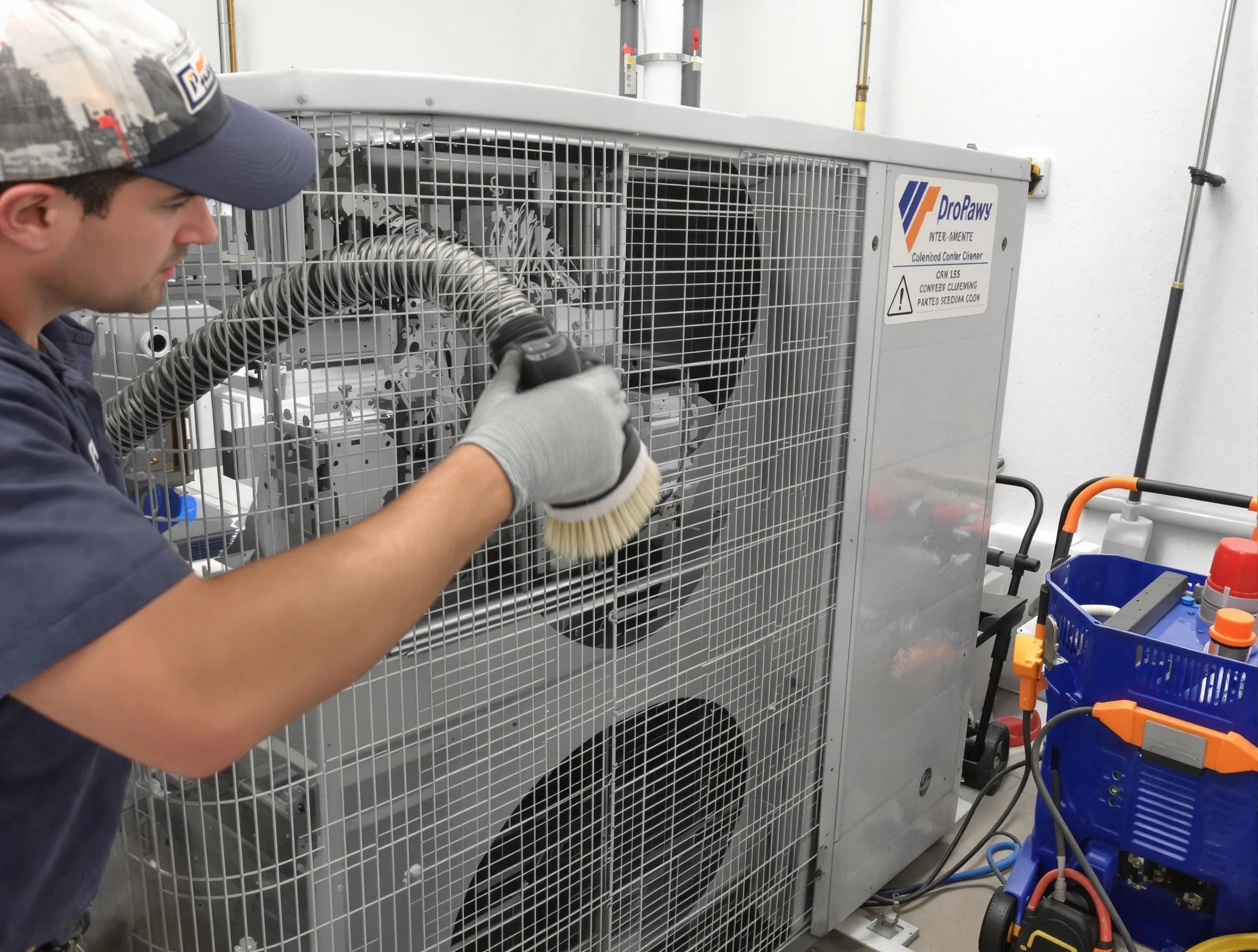 Stansbury Park Air Duct Cleaning specialist performing precision AC coil cleaning for improved system performance in Stansbury Park