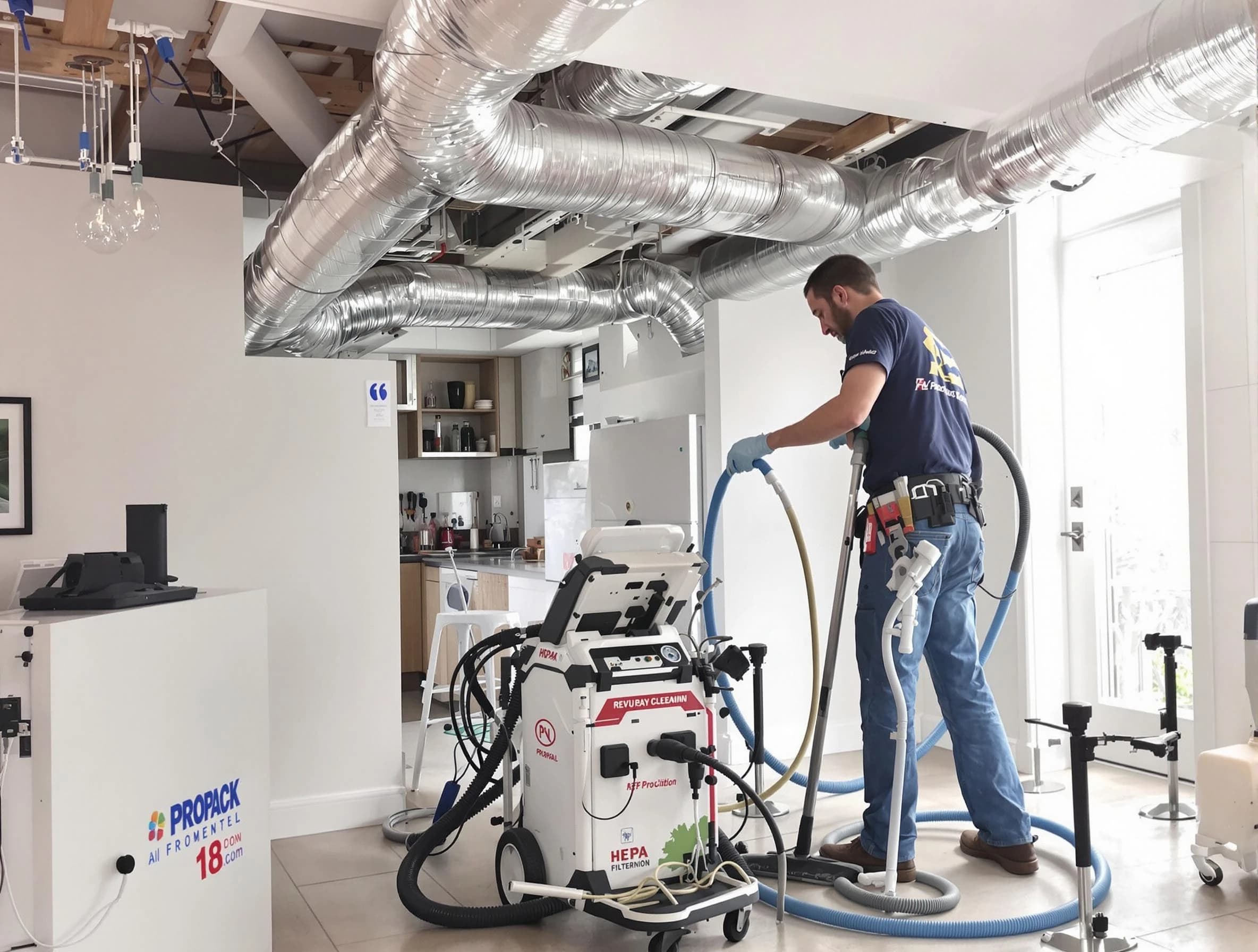 Stansbury Park Air Duct Cleaning technician performing advanced pure duct cleaning with specialized equipment in Stansbury Park