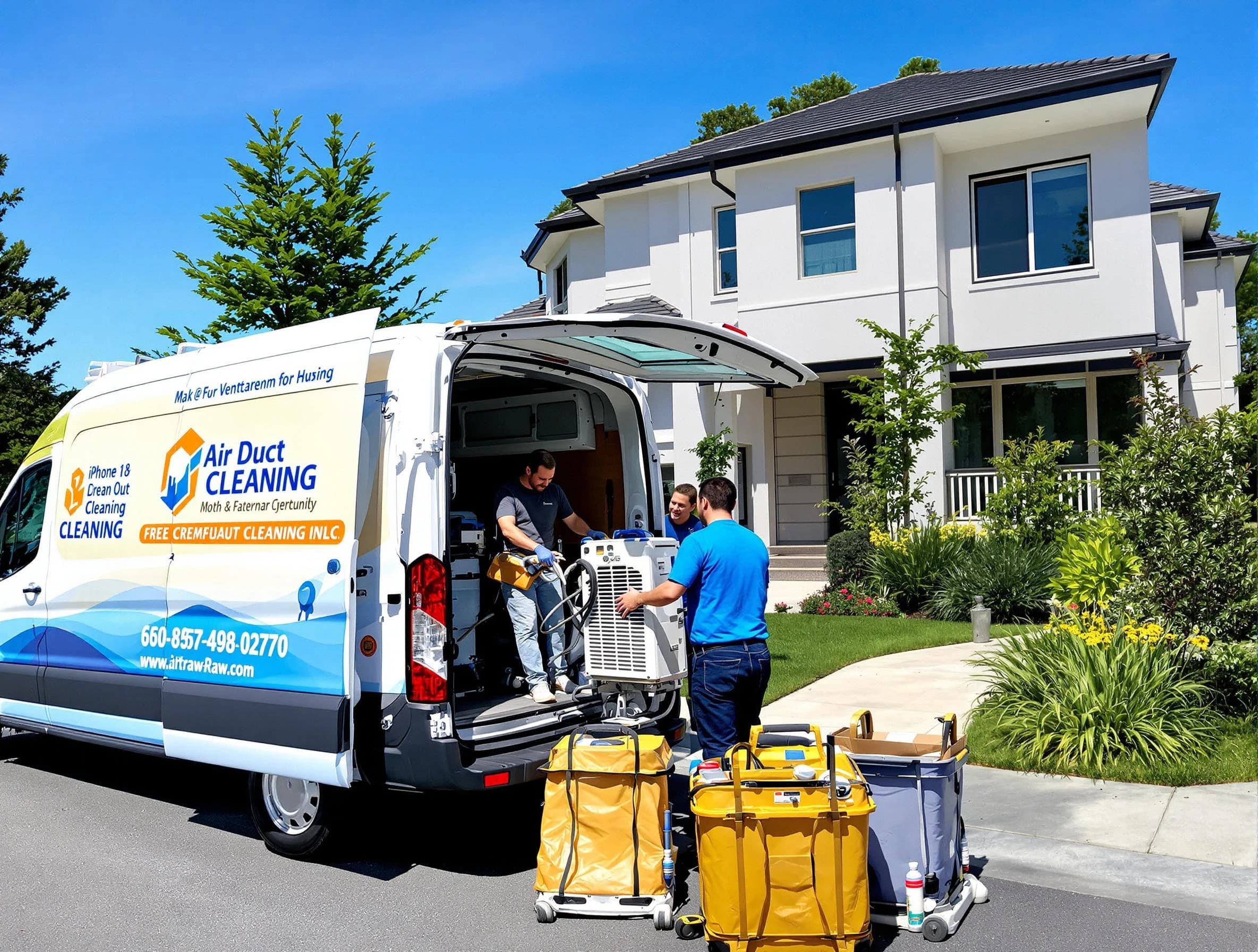 Stansbury Park Air Duct Cleaning technician performing professional air duct cleaning in Stansbury Park