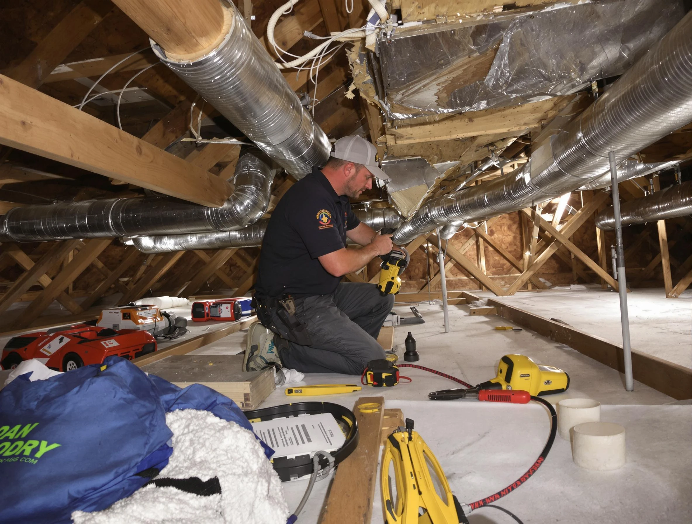 Professional air duct repair by Stansbury Park Air Duct Cleaning in Stansbury Park