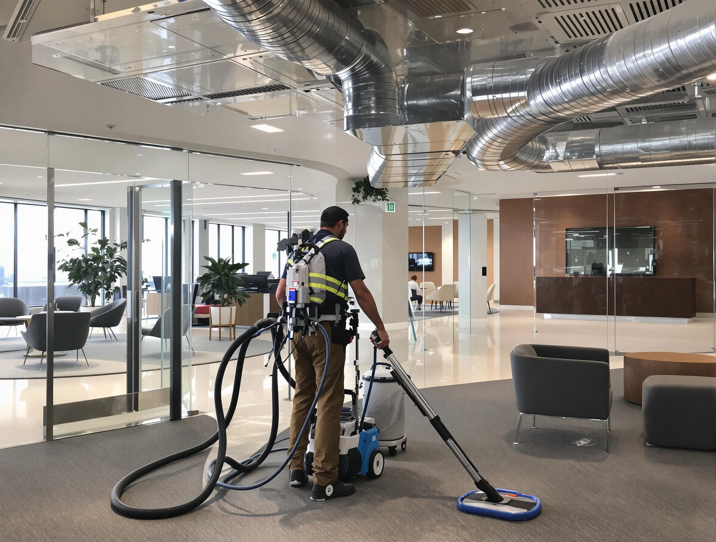 Commercial duct cleaning service by Stansbury Park Air Duct Cleaning in Stansbury Park